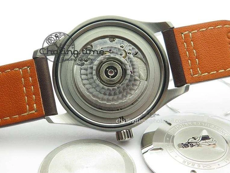 MIROTIME 0310 Mark XVIII Le Petit Prince IW327004 SS Mk Maker Best Edition Blue Dial On Brown Leather Strap A TimelessDesign 7296